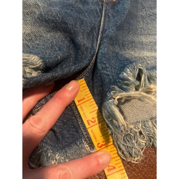 Free People Sunkiss Shorts Overall Denim Size 6 - Picture 6 of 8